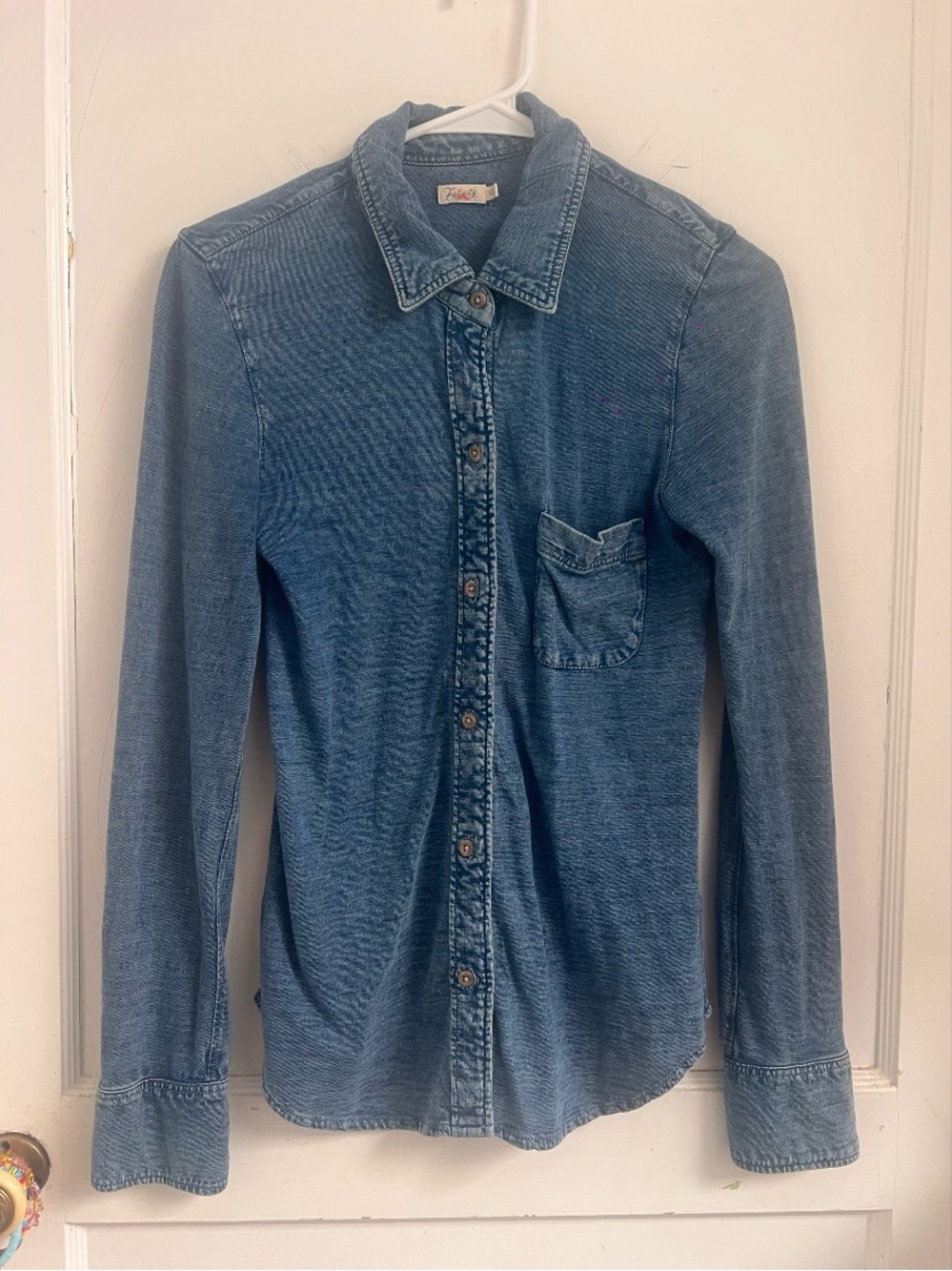 Faherty Womens Sunwashed Knit Shirt - Medium Indigo
Wash $138 Size S